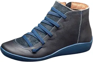 Cathalem Ankle Boots for Women 2024 New V Neck Ankle Cowgirl Boots Arch Support Pointed Toe Short Womens Cowboy Boots