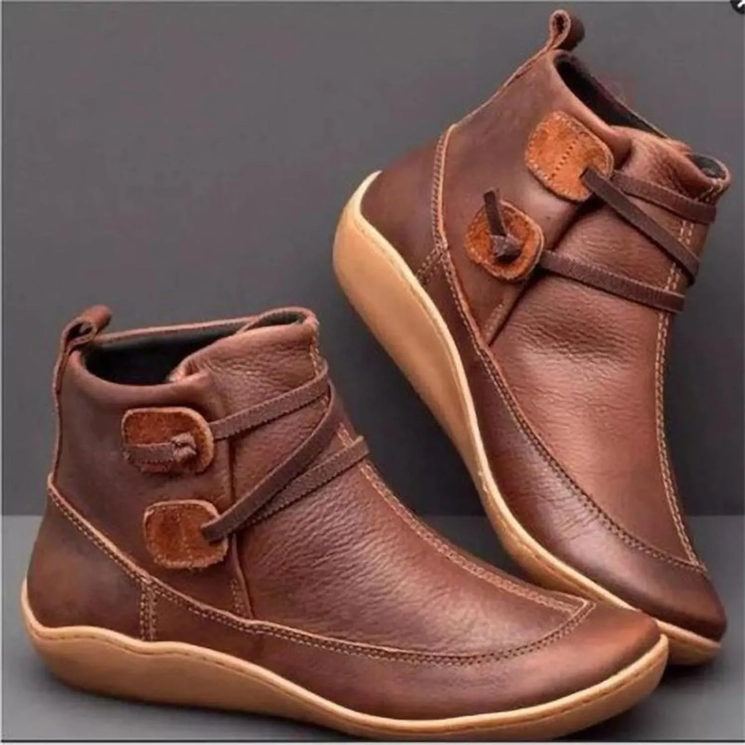 Ladmiple Fall Boots For Women 2024 Chunky Block Stacked Heels Ankle Booties Side Zipper Cowboy Cowgirl Western Boots
