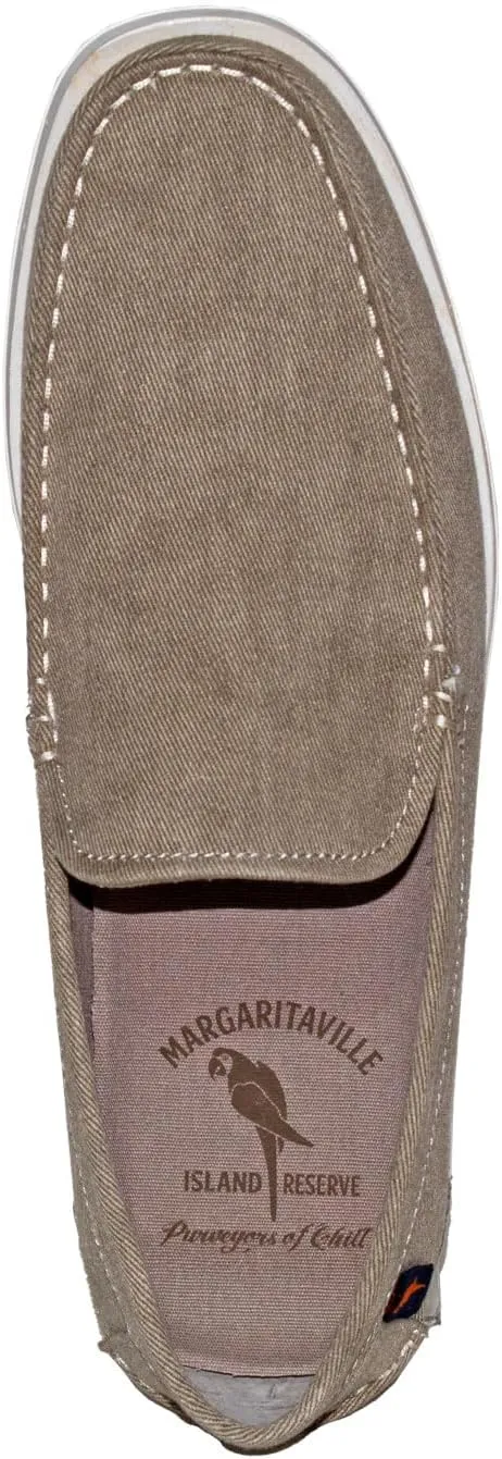 Margaritaville Men's Latex Sock Lining Dress Casual Slip on Boat Shoe