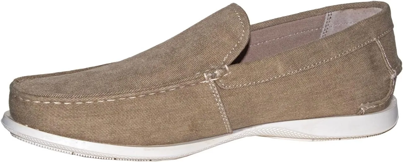 Margaritaville Men's Latex Sock Lining Dress Casual Slip on Boat Shoe