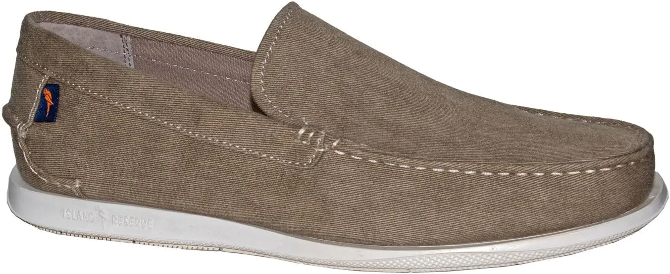 Margaritaville Men's Latex Sock Lining Dress Casual Slip on Boat Shoe