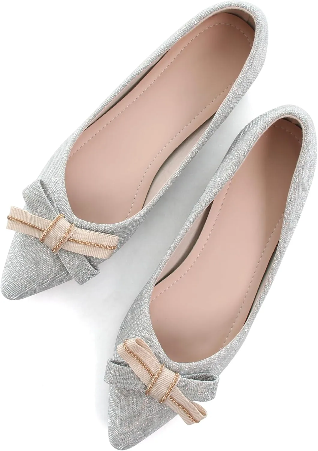 WENJIAZHIZHI Bow-Knot Pumps Heels Shoes for Womens Chunky Low Block Heels for Women Wedding Dressy Pumps Shoes Sexy Closed Toe